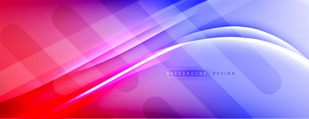 Abstract background. Shadow lines on bright shiny gradient background.