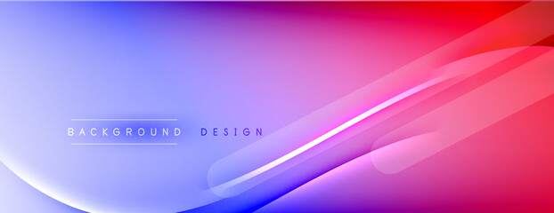 Abstract background. Shadow lines on bright shiny gradient background.