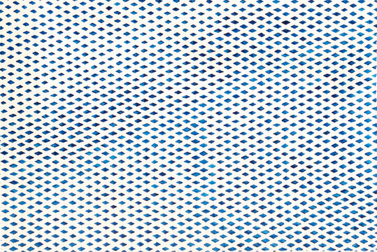 Blaue Rhombus Muster gemalt Hintegrund
