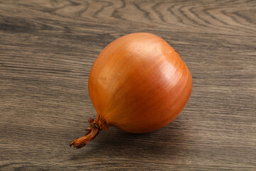 Yellow ripe natural organic onion