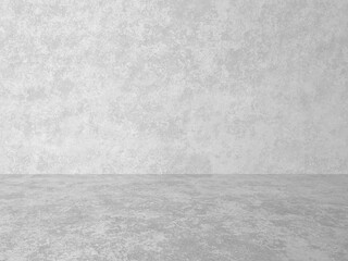 empty gray interior with concrete wall