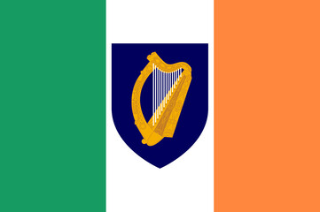Flag of Ireland is a country in north-western Europe