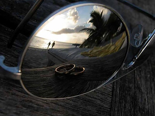 2005 wedding in bora bora
