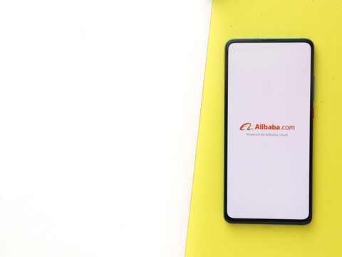 Assam, India - July 14, 2020 : Alibaba A Leading Online B2B Trading Market Place.