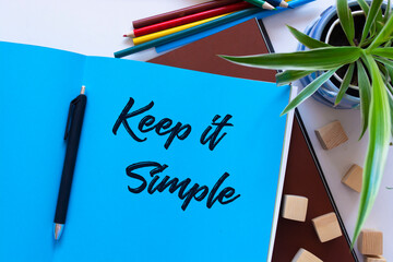 Keep it Simple, Business Concept	