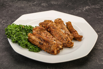 Stewed pork ribs with spices