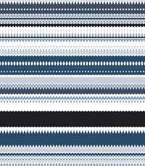 Seamless pattern with ornament from different types of border