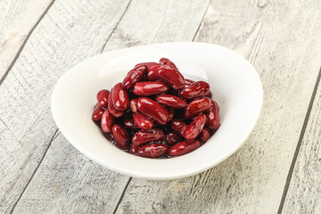 Canned red Kidney in the bowl