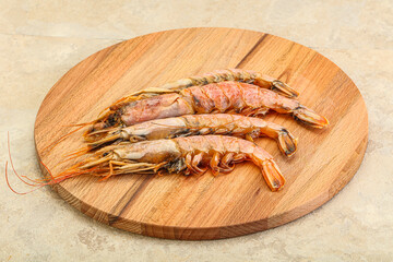 Tasty big Langoustine over the board