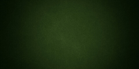 Elegant dark emerald green background with black shadow border and old vintage grunge texture design
