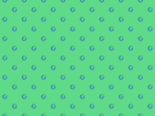Pixel green earth wallpaper - seamless pattern