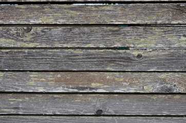 Old grey wooden planks horizontal background