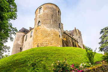 Fototapeta na wymiar View at the Castle of Fayrac - France