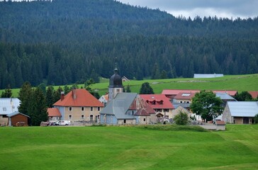 Village Comtois en Franche-Comté.