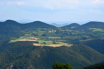 Naklejka premium Volcans, Suc de Haute-Loire, Auvergne, France