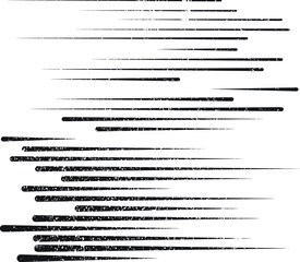 Fototapeta premium Grunge textured speed lines in arrow form . Vector Illustration .Technology logo . Design element . Abstract geometric shape . 