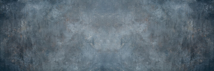 Dramatic blue shades painted canvas and muslin cloth studio background, fitting for use with products, advertising and concepts.