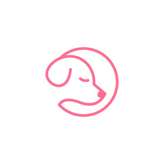 pet dog logo design