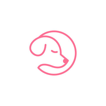 pet dog logo design