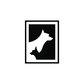 pet dog logo design