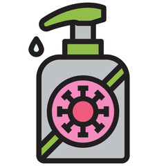 Fototapeta premium hydroalcoholic gel