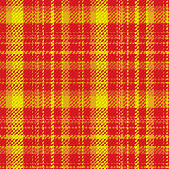 Fototapeta premium Seamless pattern of scottish tartan plaid. Repeatable background with check fabric texture. Vector backdrop striped textile print.