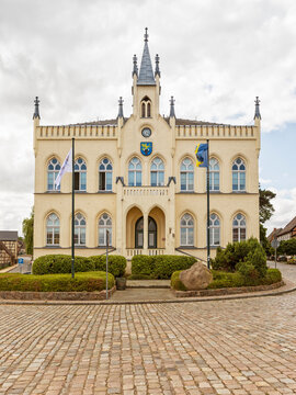 Town Hall of Marlow, Mecklenburg-Vorpommern, Germany