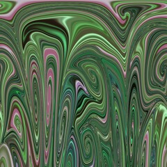 A unique abstract illustration. Original wallpapers. A screensaver mobile devices. A beautiful image will decorate design projects and ideas. A unique combination of lines, waves of curves, textures.