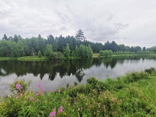 lake in the mountains
