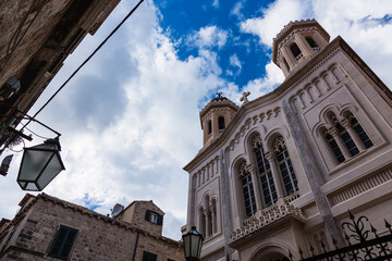 クロアチア　ドゥブロヴニクの旧市街の聖受胎告知教会　Church of the Holy Annunciation