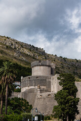Fototapeta na wymiar クロアチア　ドゥブロヴニクの旧市街のミンチェタ要塞