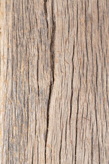 close up natural scratched and grunge textured of old hardwood plank, top view
