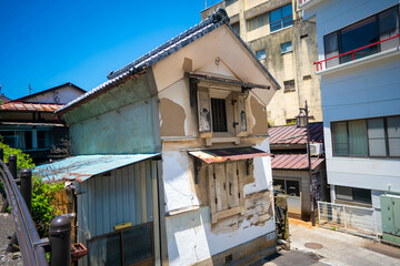 群馬県渋川市伊香保町の伊香保温泉に旅行する風景 Scenery of a trip to Ikaho Hot Springs in Ikaho-machi, Shibukawa City, Gunma Prefecture.