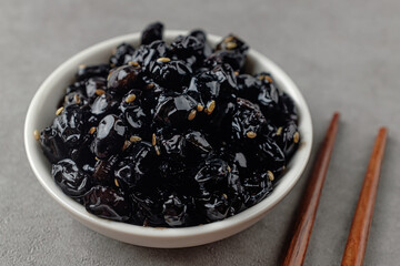 Asian soybean dish stir-fried with soybeans