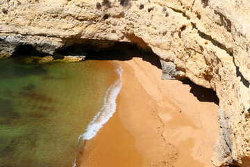 Wild beach in Algarve, Portugal.