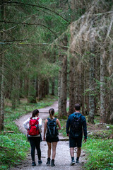 Wanderung in Bayern, Berchtesgaden, Freunde