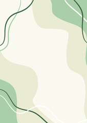 Organic Abstract Pastel Shapes Background Minimalist aesthetic