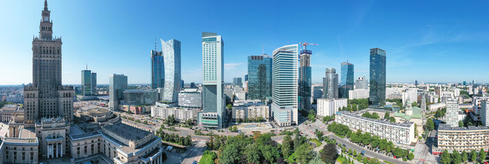 Warszawa, panorama miasta