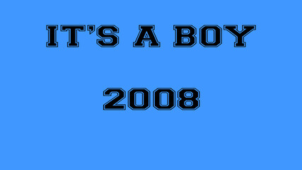 2008 blue its a boy birth background
