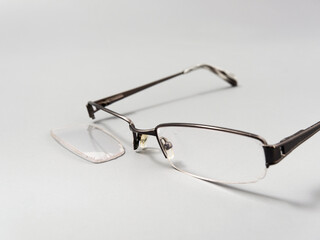 misfortune broken glasses dropped glass need repair