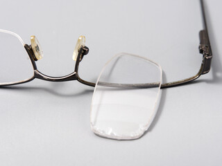 misfortune broken glasses dropped glass need repair - 450061747