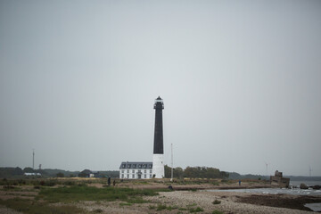 Lighthouse in rain