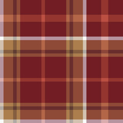 Seamless vector tartan pattern for fabric, textile, wrapping etc. Plaid background	