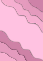 Abstract Multicolor Modern Background With Papercut Style