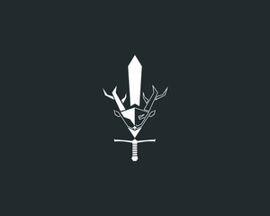 deer and sword
