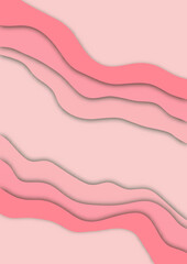 Abstract Multicolor Modern Background With Papercut Style