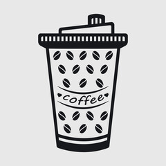 Coffee Cup Outline | Coffee Cup | Coffee Mug | Coffee | Cup | Mug | Coffee Lover | I Love Coffee