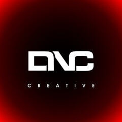 DNC Letter Initial Logo Design Template Vector Illustration
