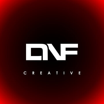 DNF Letter Initial Logo Design Template Vector Illustration