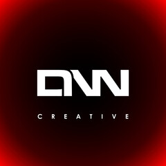 DNN Letter Initial Logo Design Template Vector Illustration